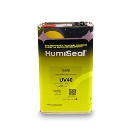 HumiSeal UV40 Dual Cure Acrylated Urethane Coating Clear 5 L Can